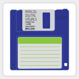 Floppy Disk (Cosmic Cobalt Colorway) Analog/ Computer Magnet